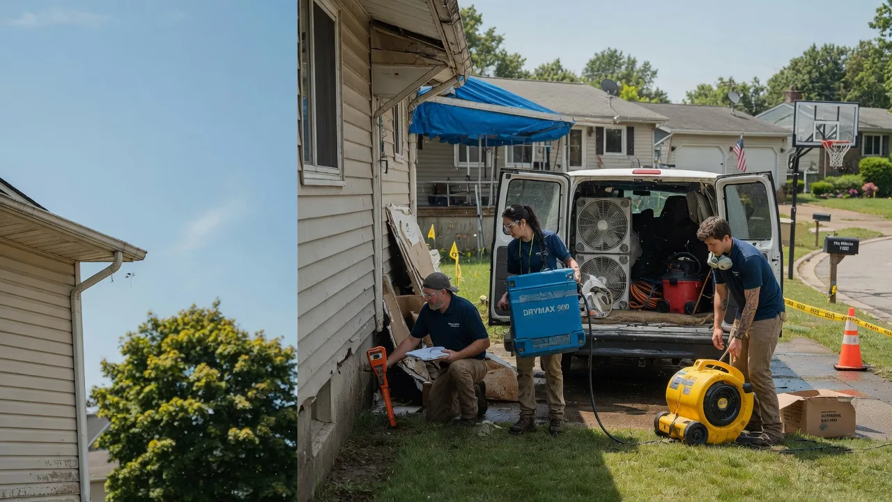 Ceiling Leak Cleanup in Hope, MN near me